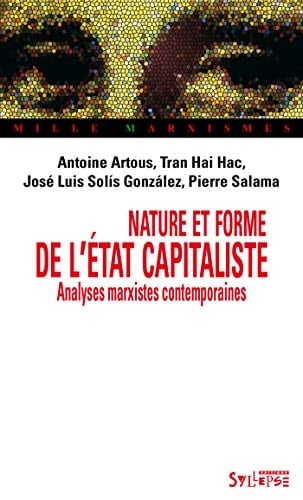 Nature et forme de l'État capitaliste analyses marxistes contemporaines