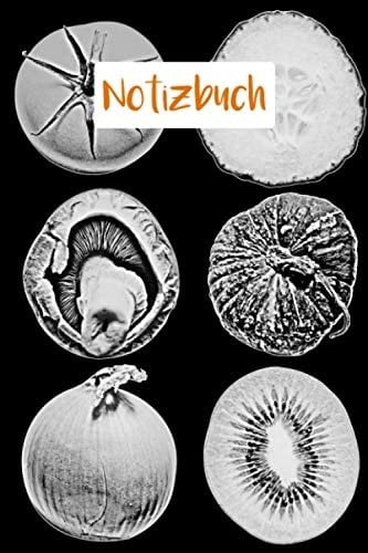 Notizbuch: Notizheft, Motiv: Gemüse und Kiwi (German Edition)