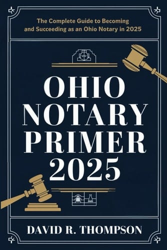 Ohio Notary Primer 2025 The Complete Guide to Becoming and Succeeding as an Ohio Notary in 2025