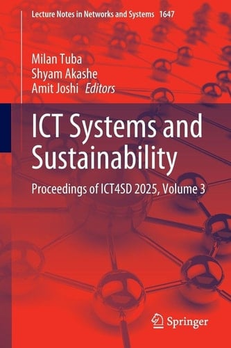 ICT Systems and Sustainability Proceedings of ICT4SD 2025, Volume 3