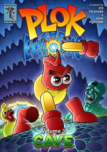 Plok The Exploding Man Volume 3: Cave