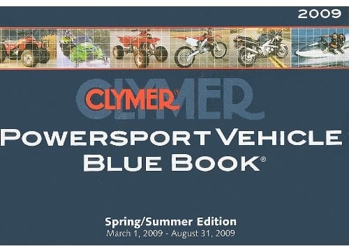 Clymer Powersport Vehicle Blue Book March 1, 2009-August 31, 2009