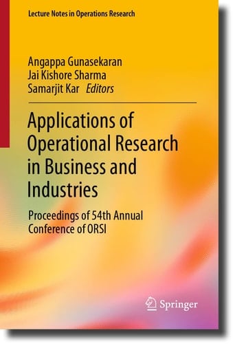 Applications of Operational Research in Business and Industries Proceedings of 54th Annual Conference of ORSI