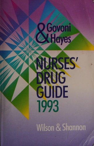 Nurse's Drug Guide, 1993