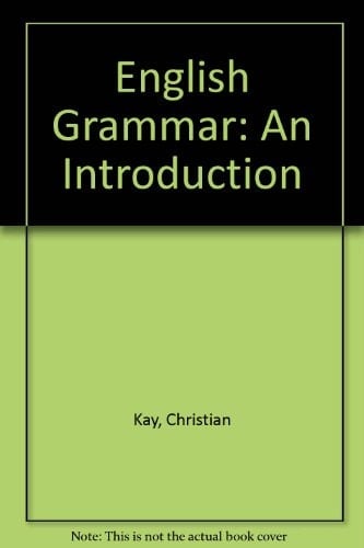 English Grammar An Introduction