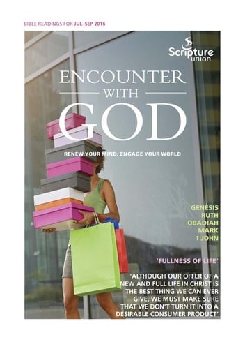 Encounter With God July - September 2016