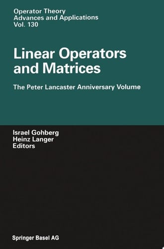 Linear Operators and Matrices