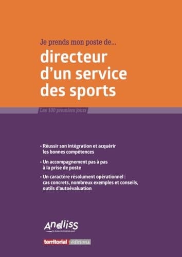 Je prends mon poste de directeur d'un service des sports