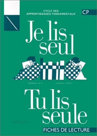 Je lis seul, tu lis seule fiches de lecture CP