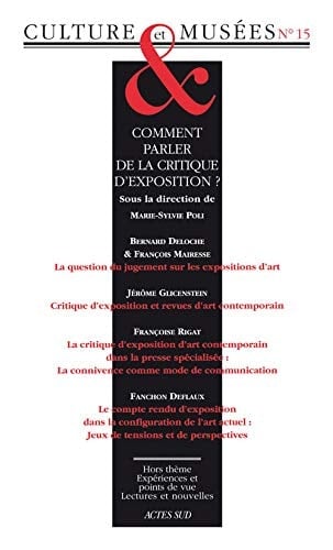 Comment parler de la critique d'exposition?