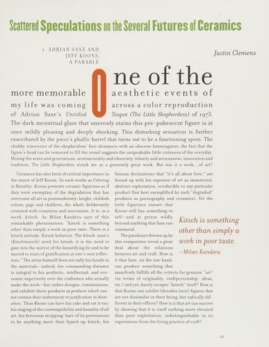 Everson Ceramic National 2000 The 30th Ceramic National Exhibition