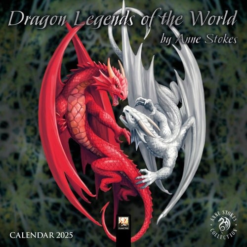 Anne Stokes: Dragon Legends of the World Mini Wall calendar 2025 (Art Calendar)