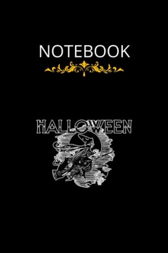 NoteBook: Halloween Gif Halloween Wich Halloween Cover|6x9|Wide-Ruled|-120page Perfect Gift for Halloween Thanksgiving or Fall Holiday| Use ... Ideas School To-Do-List Creative Ideas