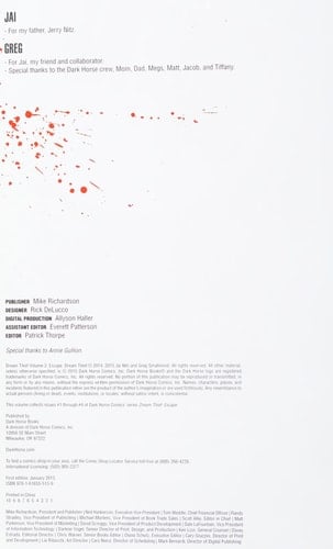 Dream Thief Volume 2: Escape