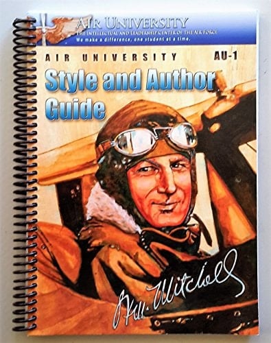 Air University Au-1 Style And Author Guide