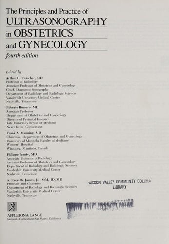 The Principles and Practice of Ultrasonography in Obstetrics and Gynecology