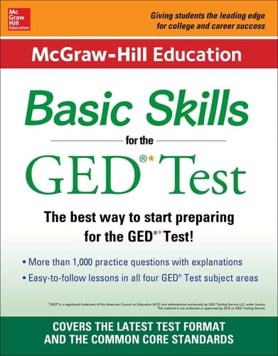 McGraw-Hill Education Basic Skills for the GED Test