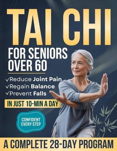 Tai Chi for Seniors Over 60: A Complete 28-Day Program to Prevent Falls, Regain Balance, Reduce Joint Pain & Maintain Independence with Easy-to-Follow 10-Min Daily Exercises