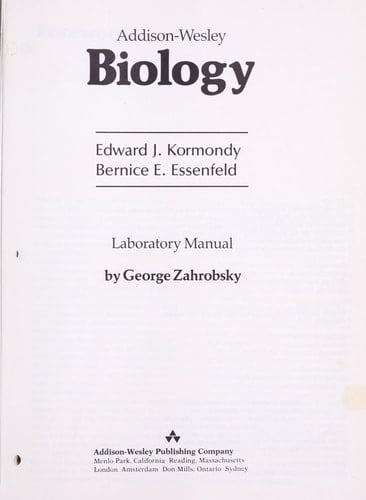 Addison-Wesley Biology: Laboratory Manual