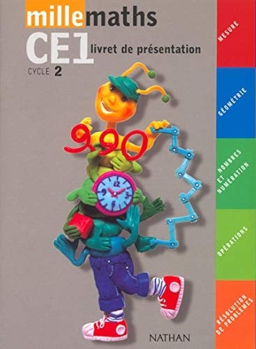Millemaths, CE1 cycle 2 nombres et numération, opérations, géométrie, mesure, résolution de problèmes
