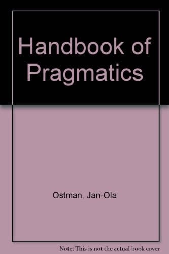 Handbook of Pragmatics 1998 installment