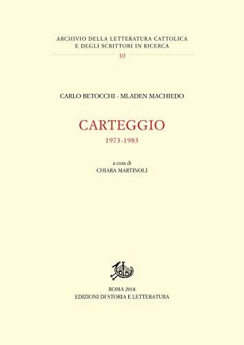 Carteggio 1973-1983
