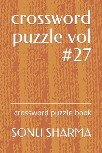 crossword puzzle vol #27: crossword puzzle book