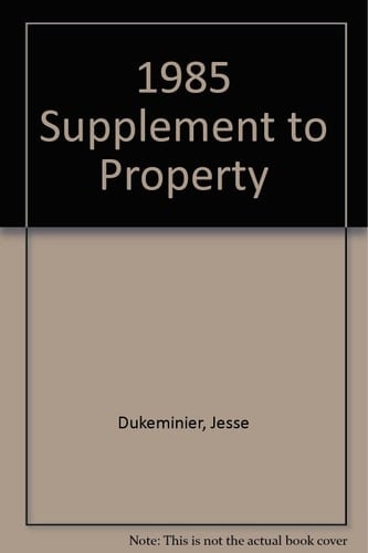 Property 1985 Supplement