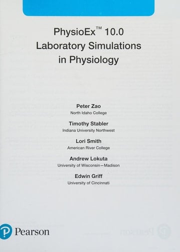 PhysioEx 10. 0 Laboratory Simulations in Physiology