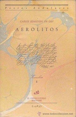 Aerolitos (Poetas andaluces) (Spanish Edition)