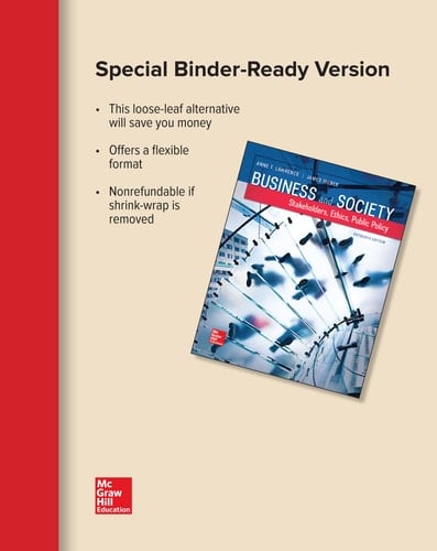 GEN COMBO LL BUSINESS AND SOCIETY; CONNECT ACCESS CARD