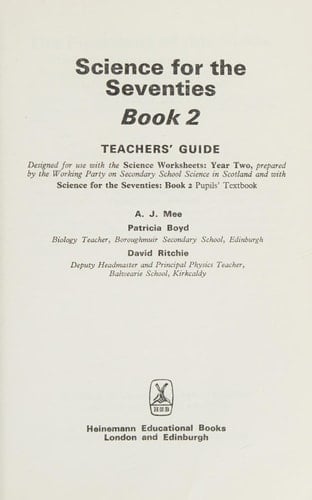 Science for the 70's