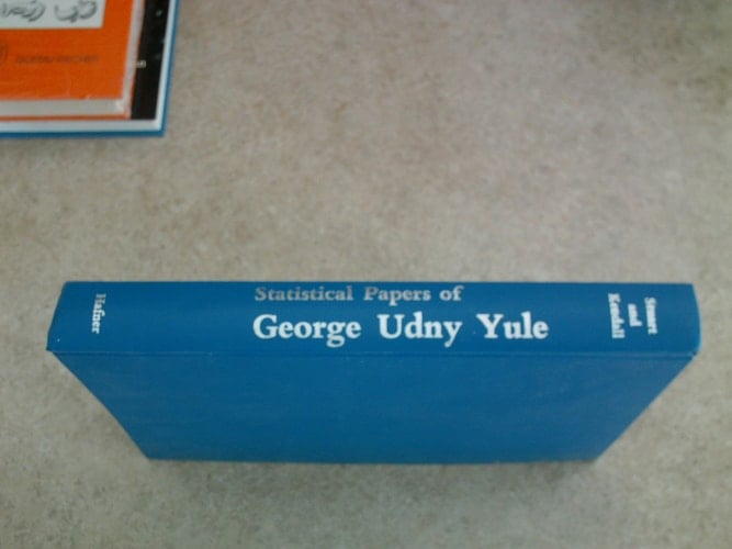 Statistical Papers of George Udny Yule (born 1871-died 1951)