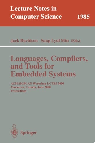 Languages, Compilers, and Tools for Embedded Systems