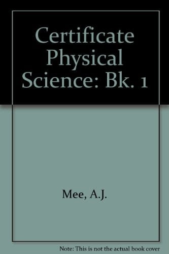 Certificate Physical Science