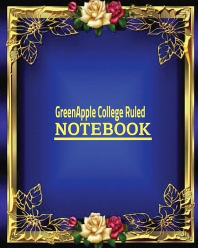 Green Apple College Ruled Notebook KMEYJTLN: 120 Pages of Lined Writing Notebook, Writing Journal Lines Notebook for Boys, College Ruled Blank Lined Cute Notebooks School, Writing Notes Journal
