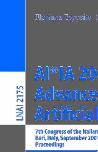 AI*IA 2001: Advances in Artificial Intelligence