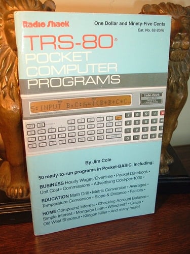 TR-S-80 Pocket Computer Programs