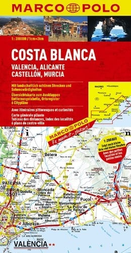 MARCO POLO Spanien: Costa Blanca / Valencia / Granada 1 : 200 000
