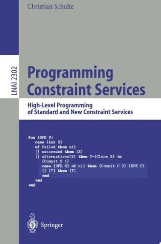 Programming Constraint Services