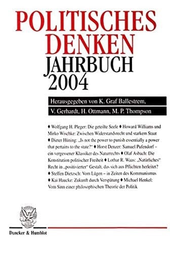 Politisches Denken. Jahrbuch 2004