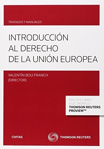 Introduccíon al derecho de la Unión Europea
