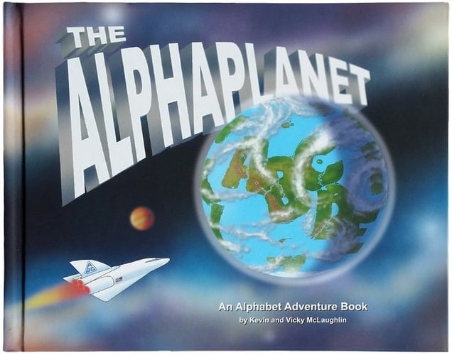 The Alphaplanet Full Color Alphabet Adventure Picture Book