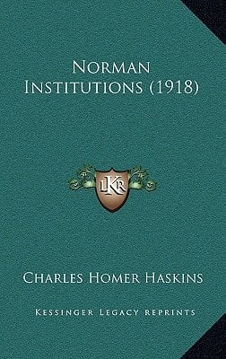 Norman Institutions (1918)