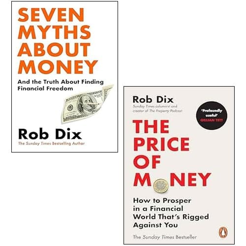 Rob Dix 2 Books Collection Set (Seven Myths About Money & The Price of Money)