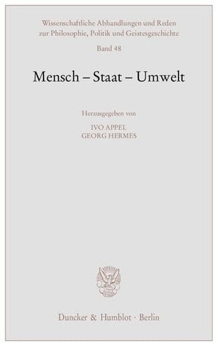 Mensch - Staat - Umwelt