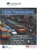 Paving the Way Forward in Urbanization and Global Environmental Change Research Emerging Scholars Edition