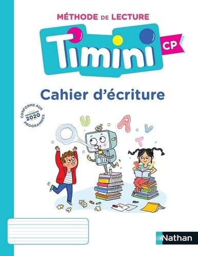Méthode de lecture Timini CP Cahier d'écriture