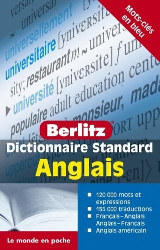 Dictionnaire standard Anglais français-anglais ; anglais-français