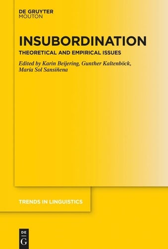 Insubordination Theoretical and Empirical Issues